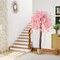 Single 5.5 FT Cherry Blossom Artificial Tree with Lifelike Pink Blooms